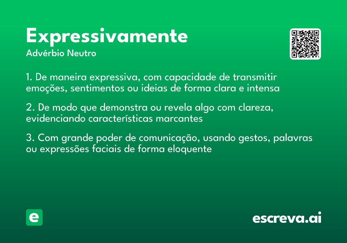 expressivamente