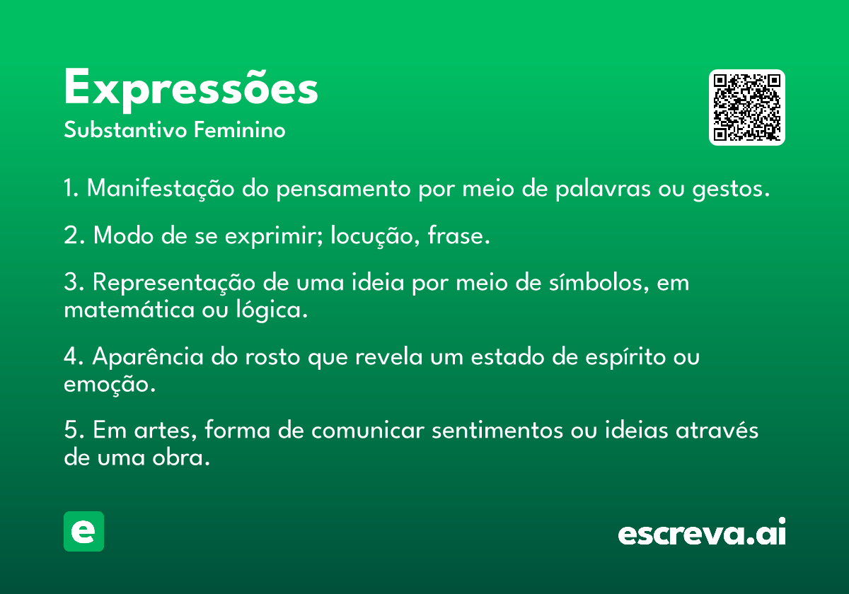 expressões