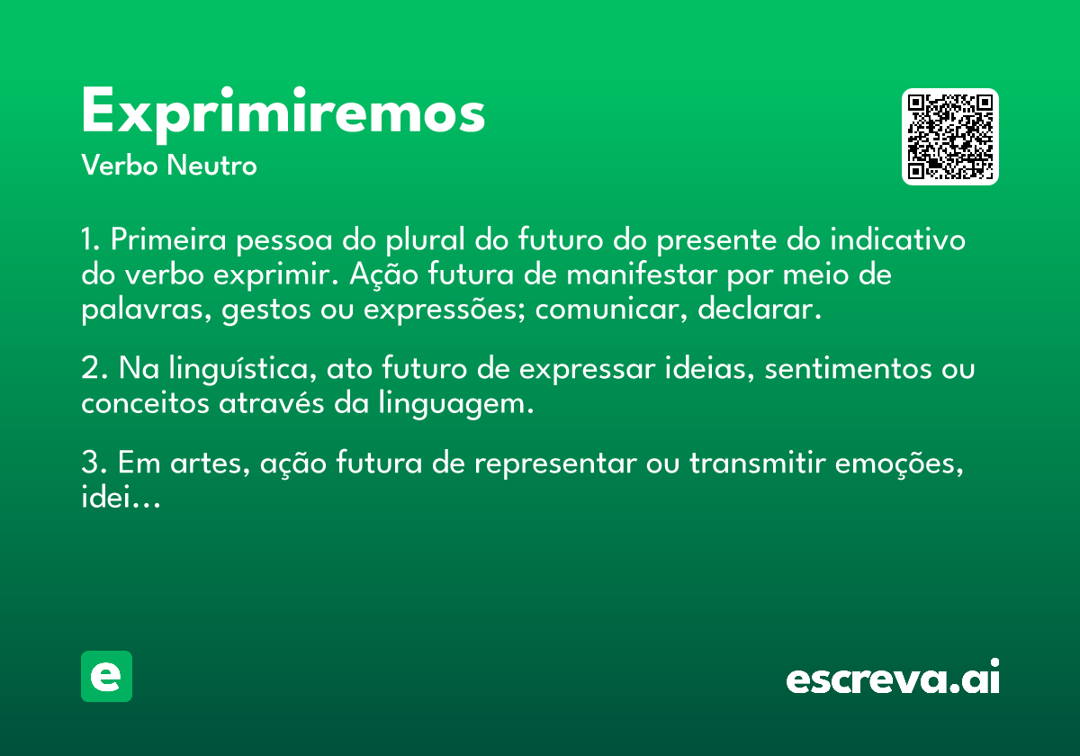 exprimiremos