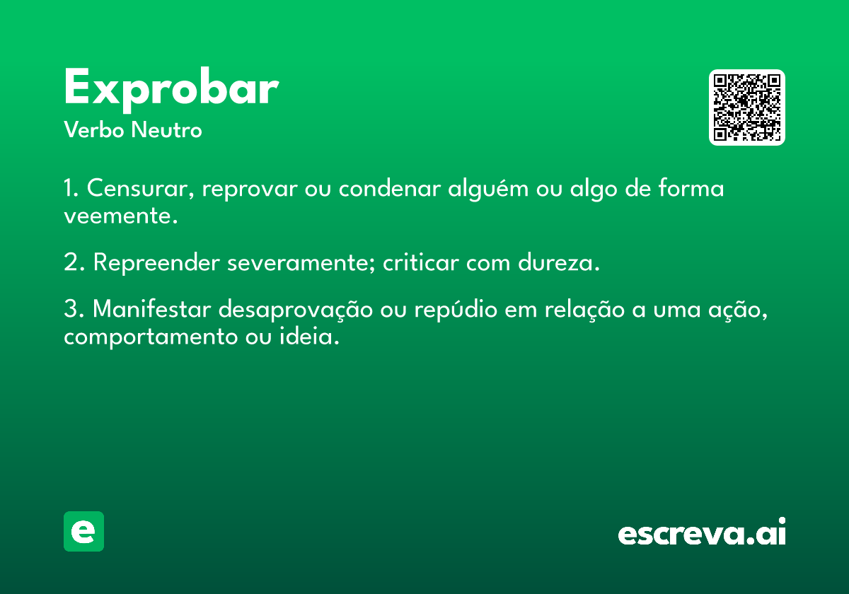 exprobar
