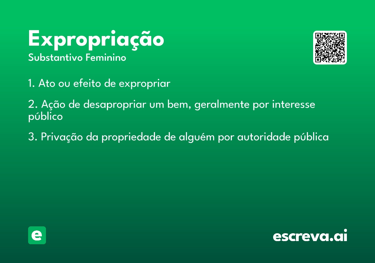 expropriação