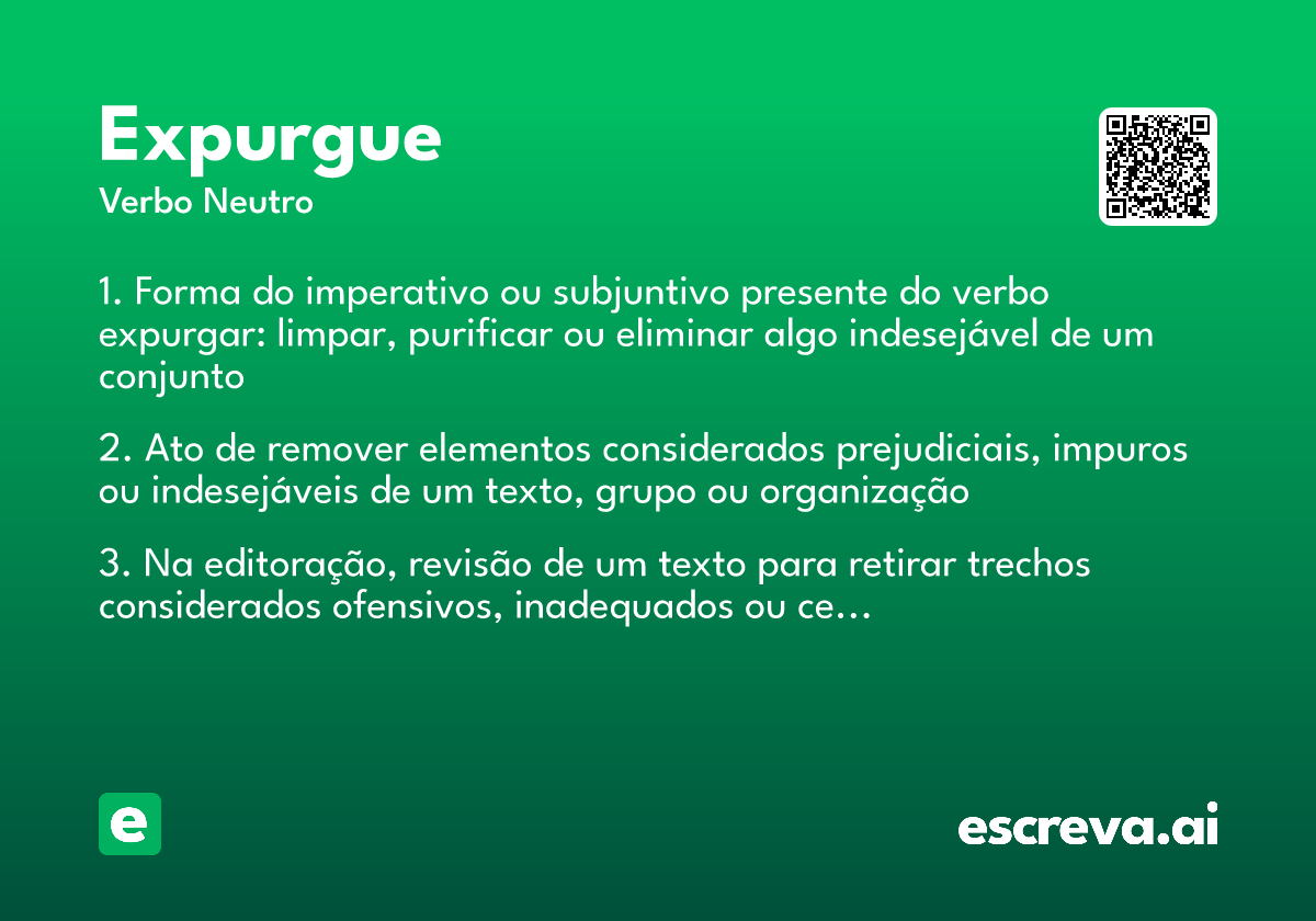 expurgue