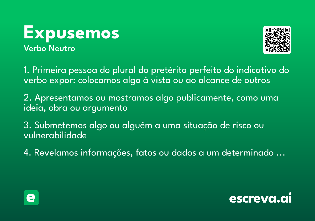 expusemos