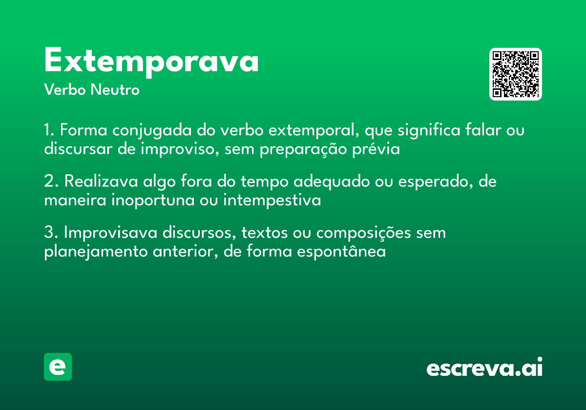 extemporava