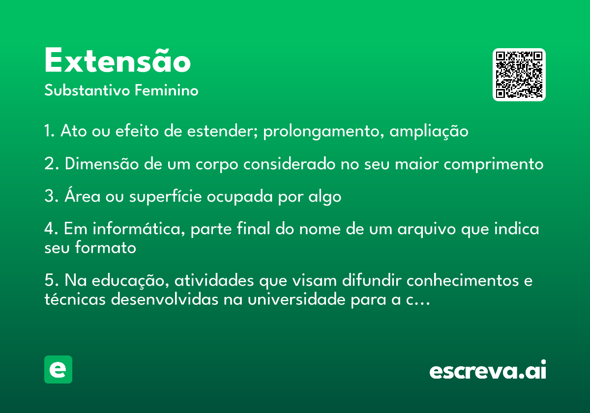 extensão