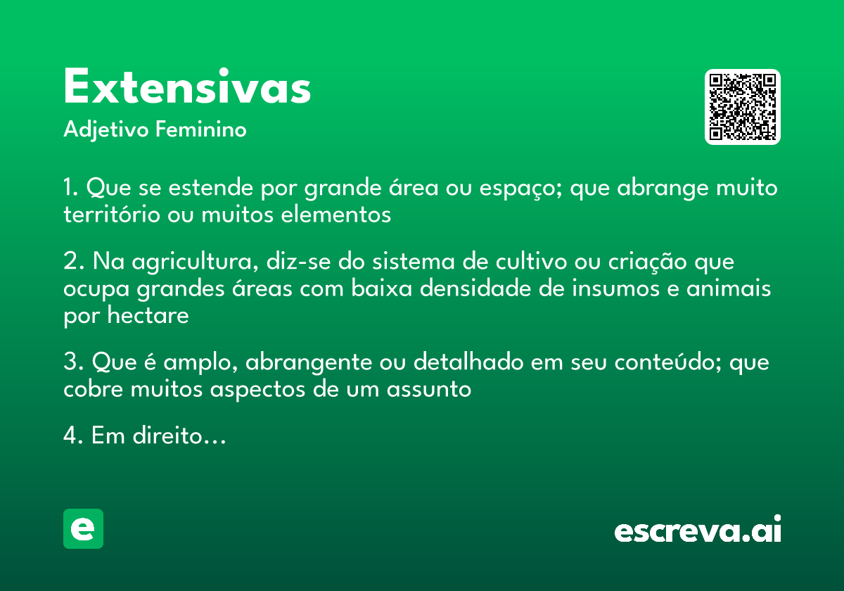 extensivas