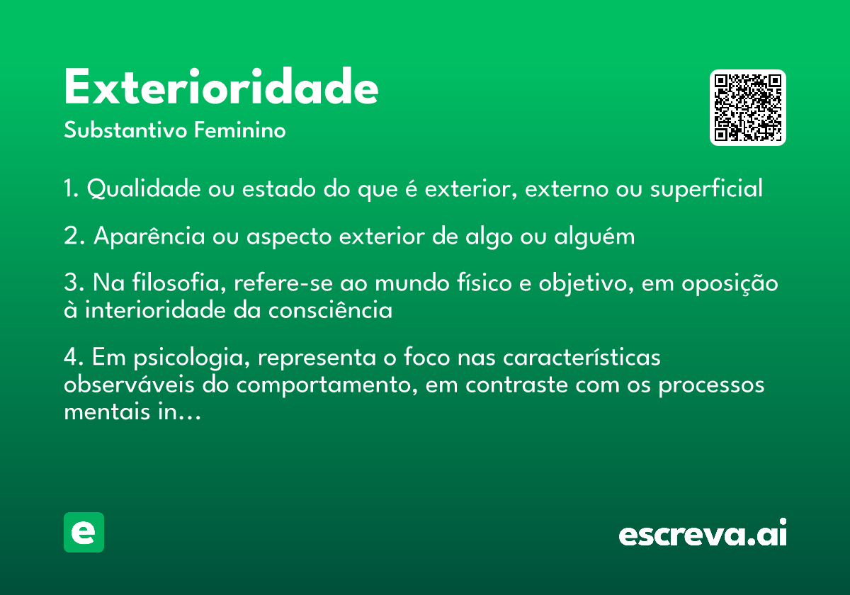 exterioridade