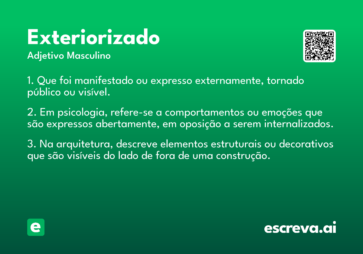 exteriorizado