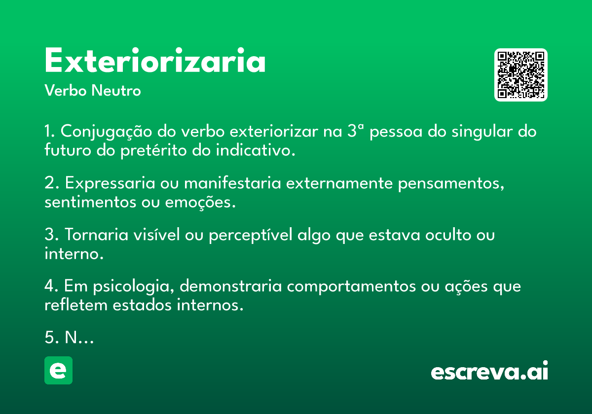 exteriorizaria