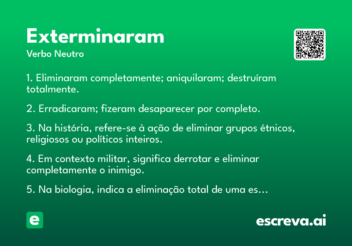 exterminaram