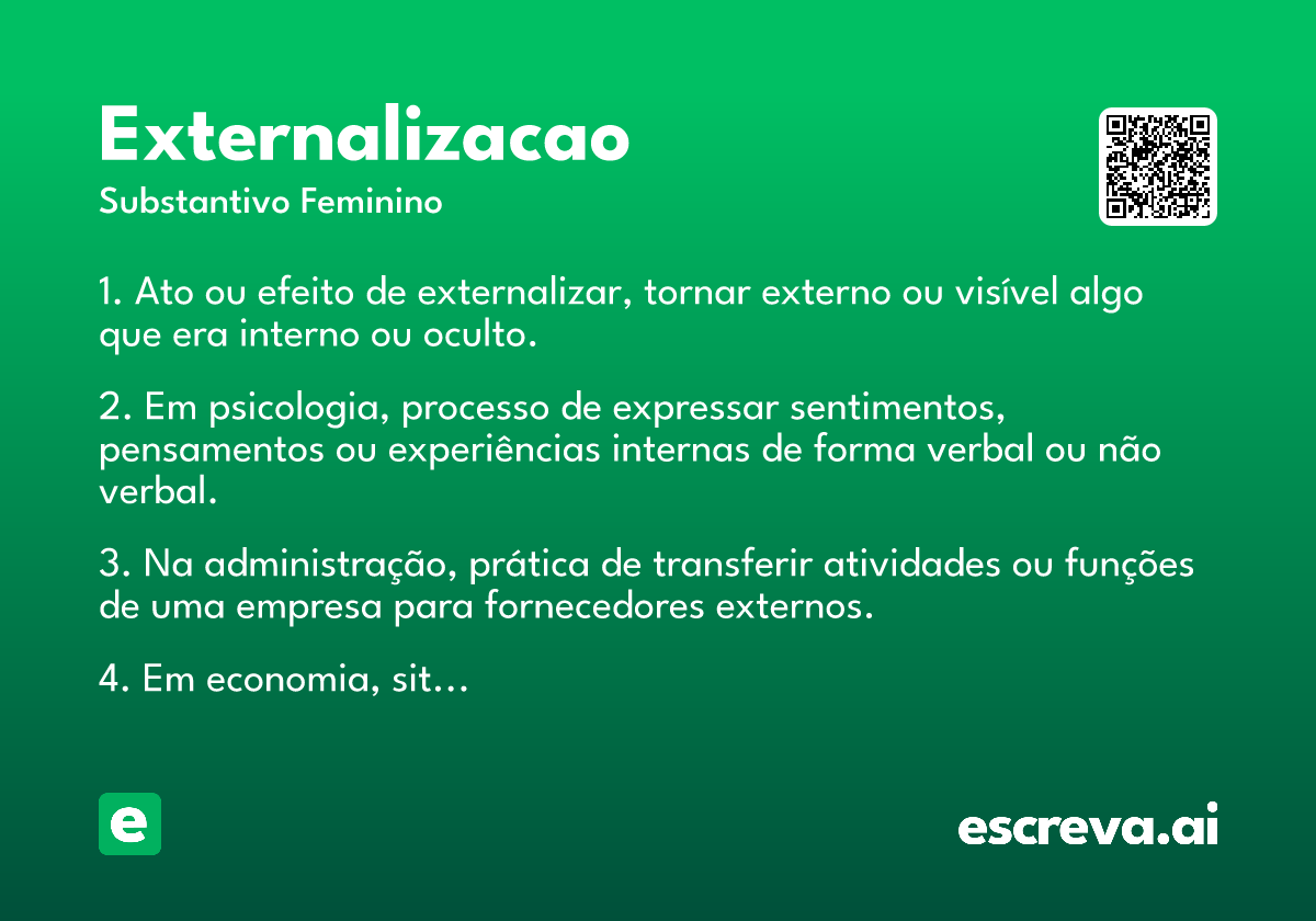 externalizacao