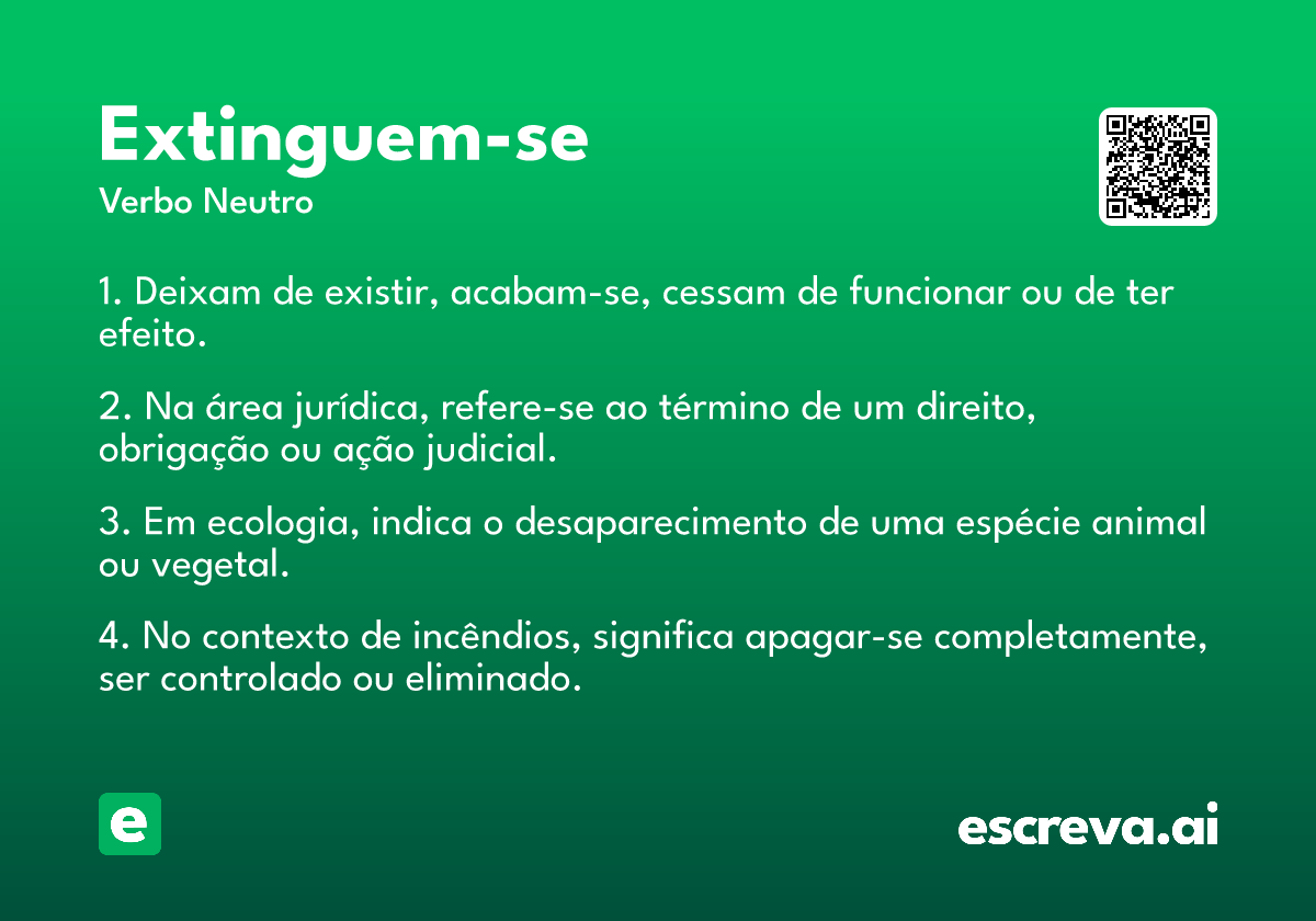extinguem-se