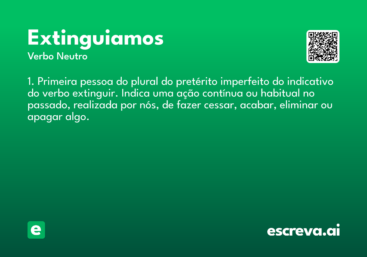 extinguiamos