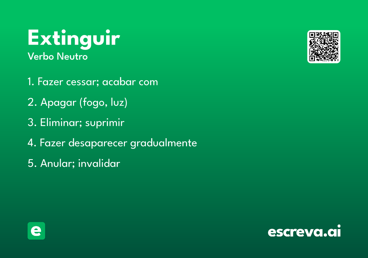extinguir