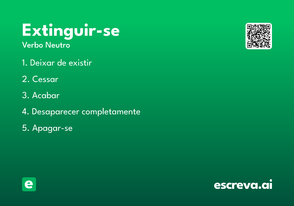extinguir-se