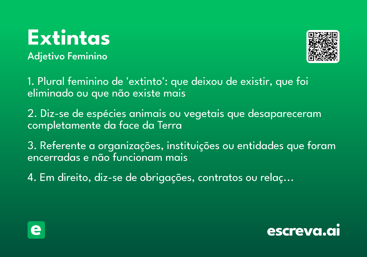 extintas