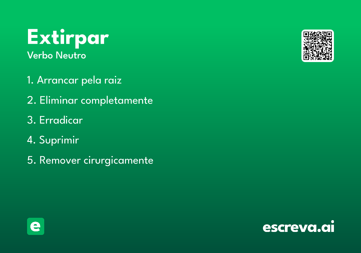 extirpar