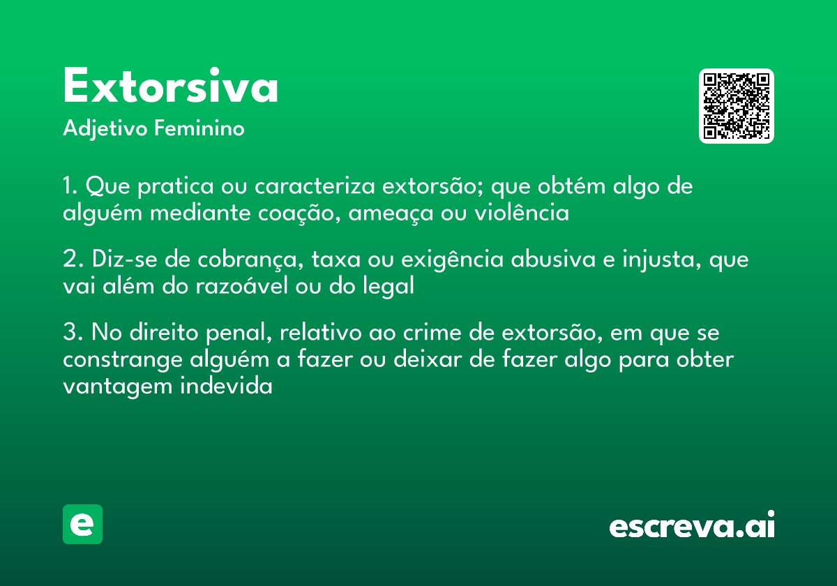extorsiva