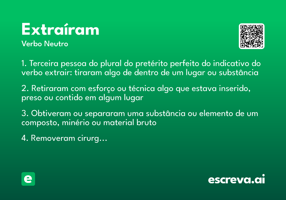 extraíram