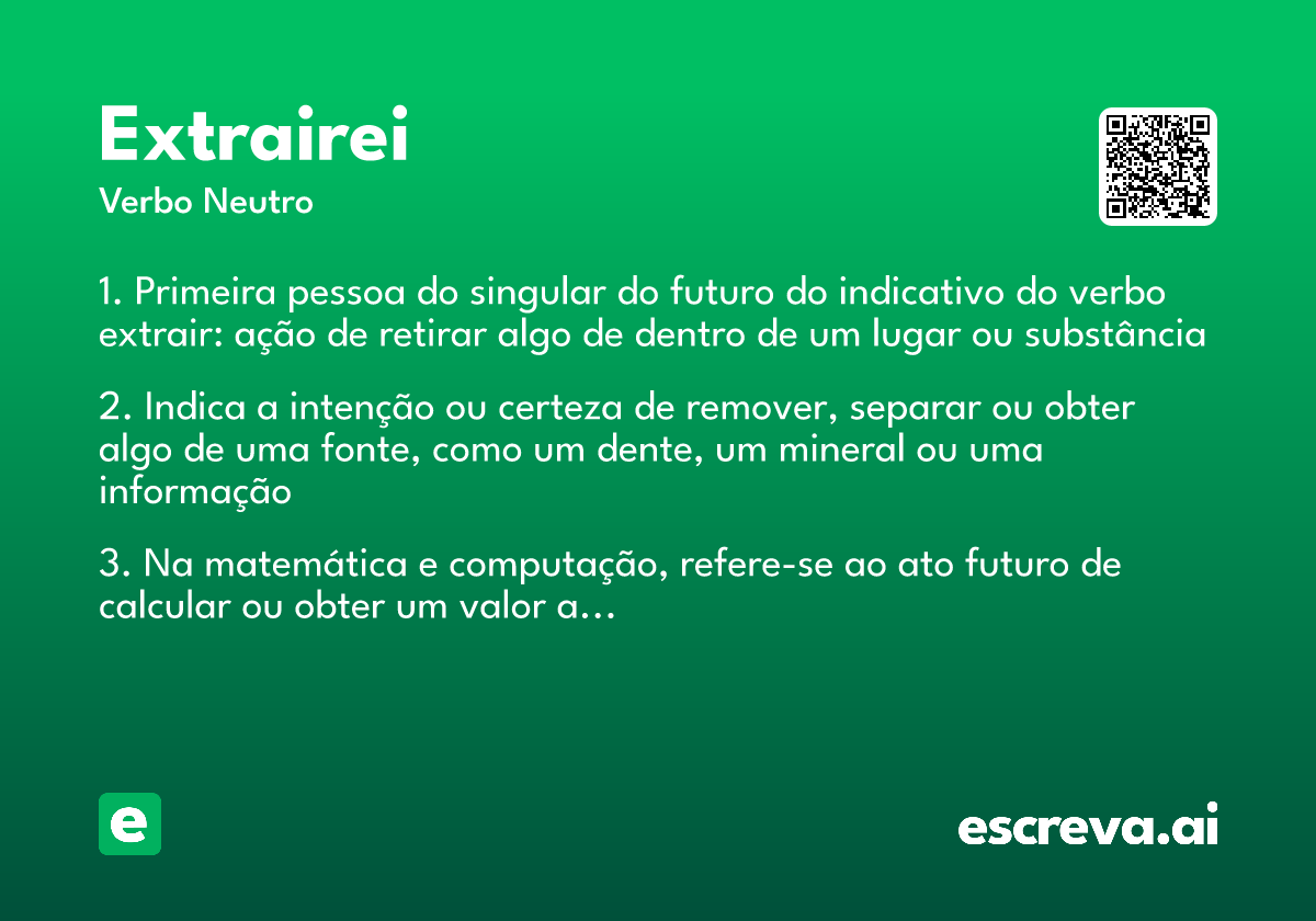 extrairei