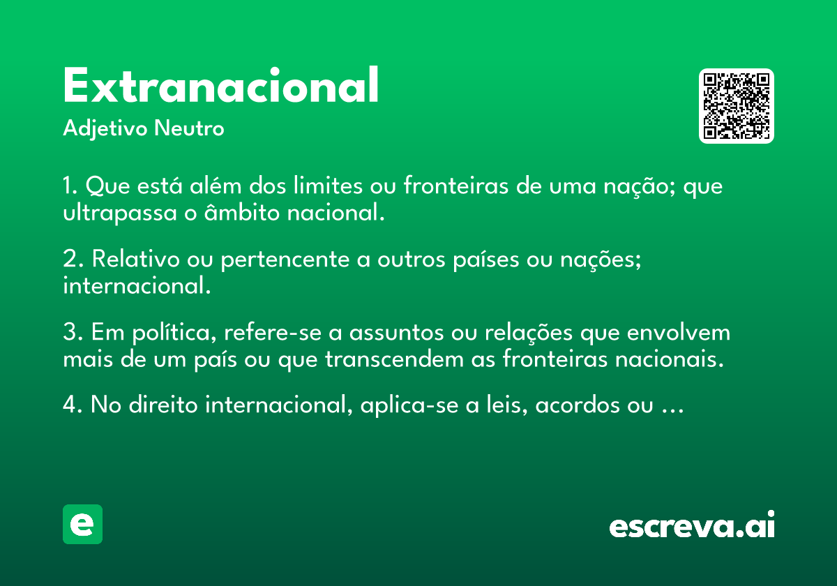 extranacional