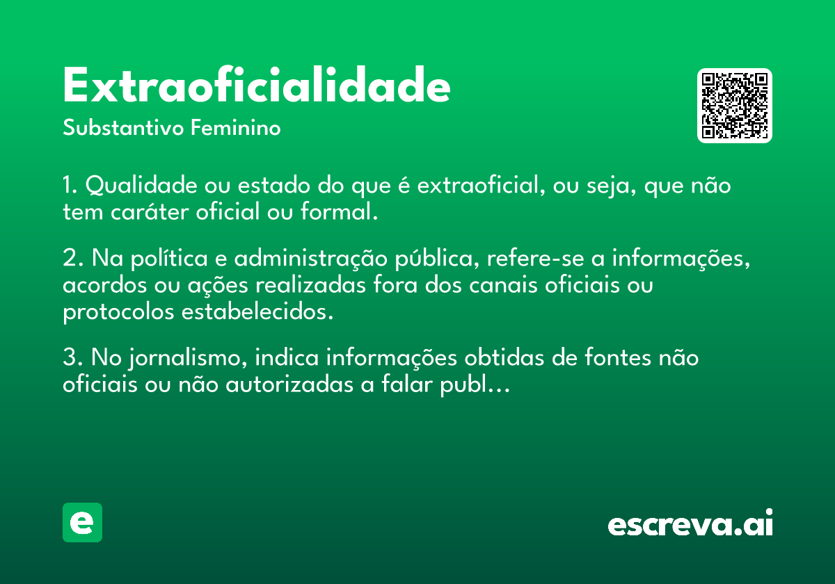 extraoficialidade