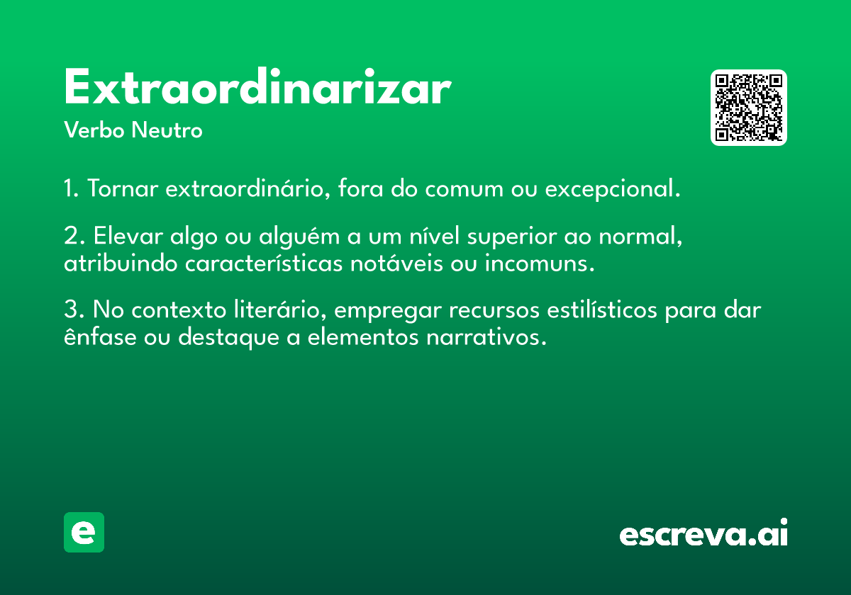 extraordinarizar