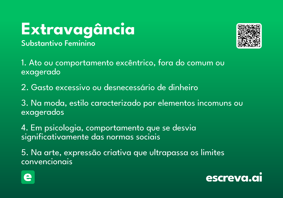 extravagância