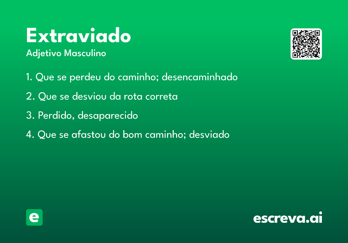 extraviado