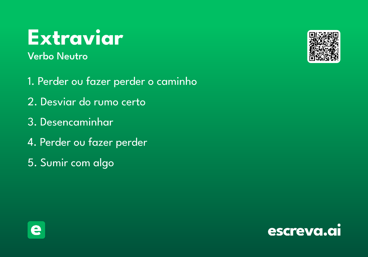 extraviar