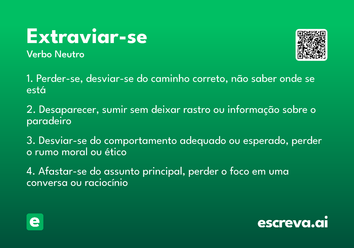 extraviar-se