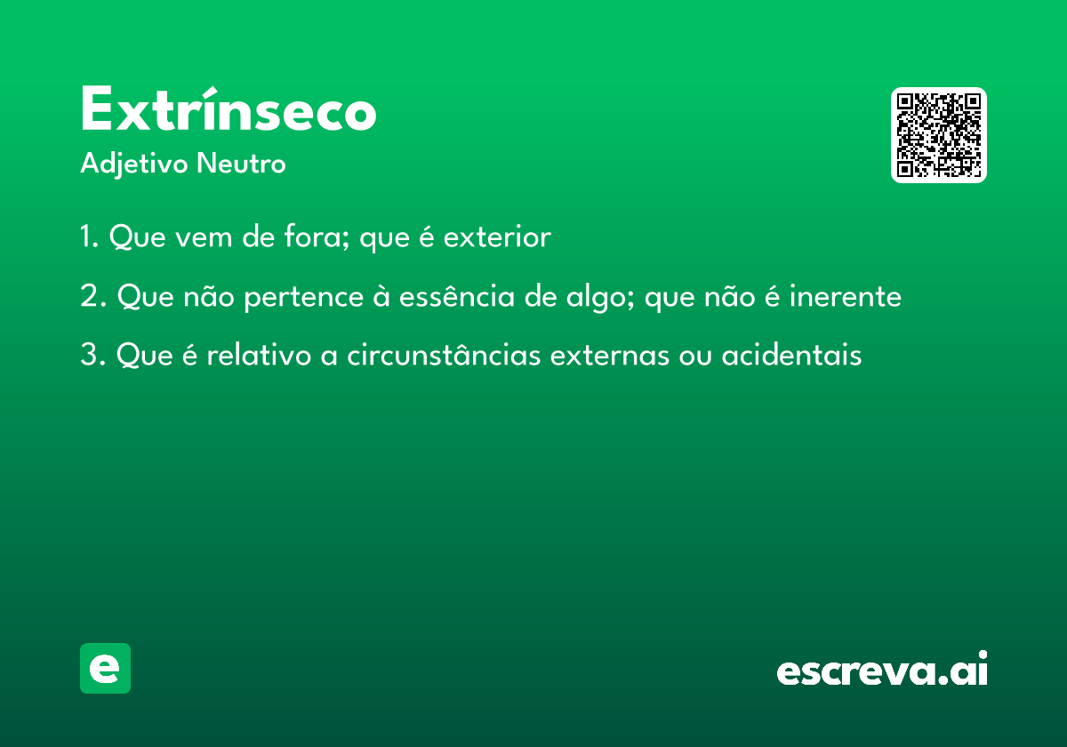 extrínseco
