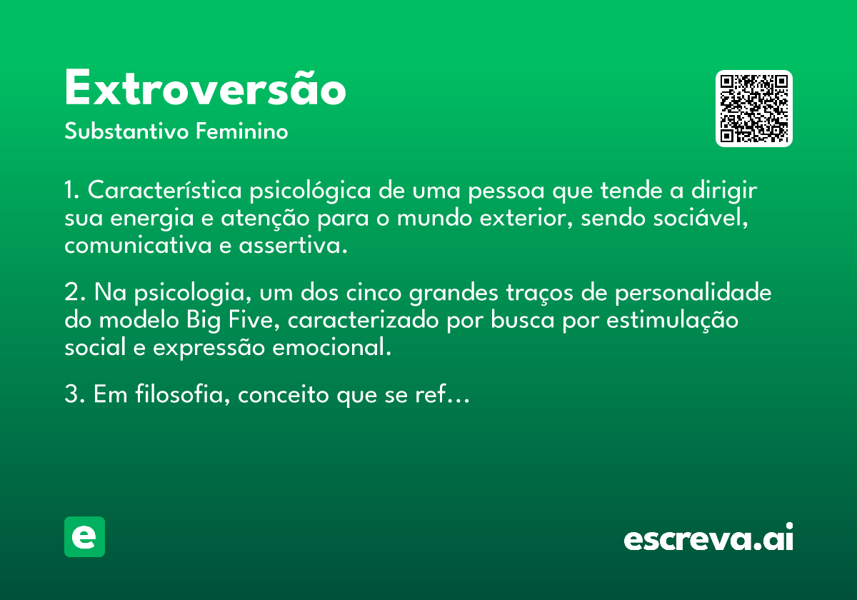 extroversão