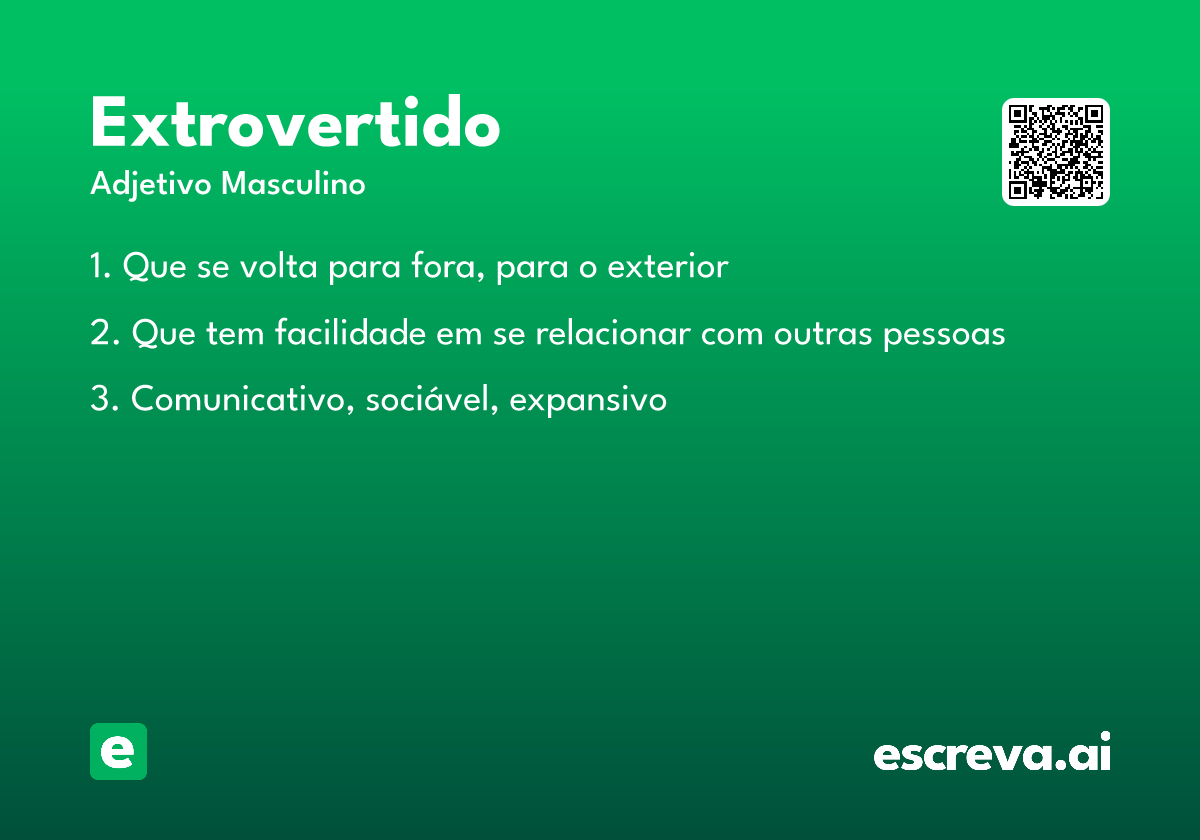 extrovertido