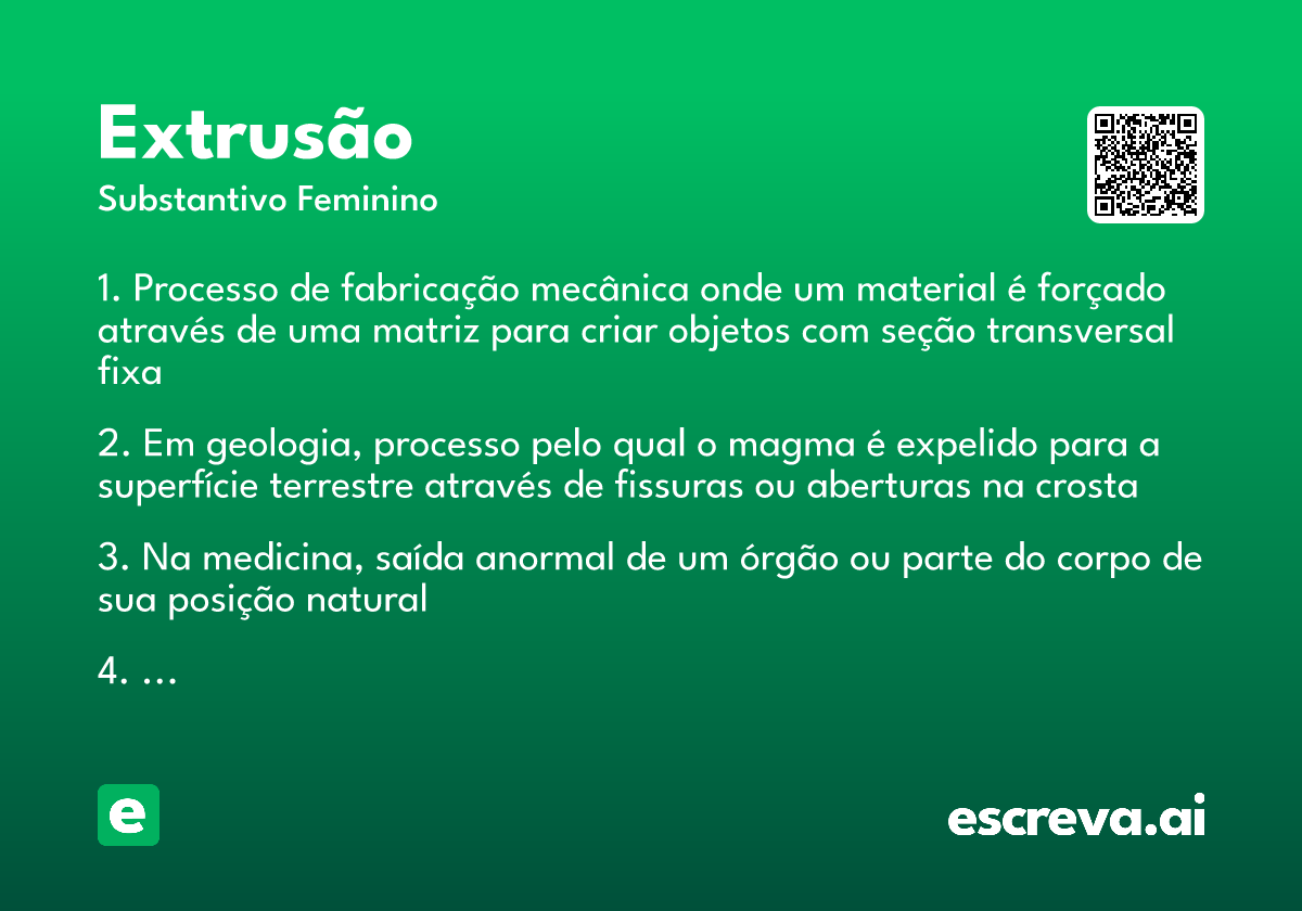 extrusão