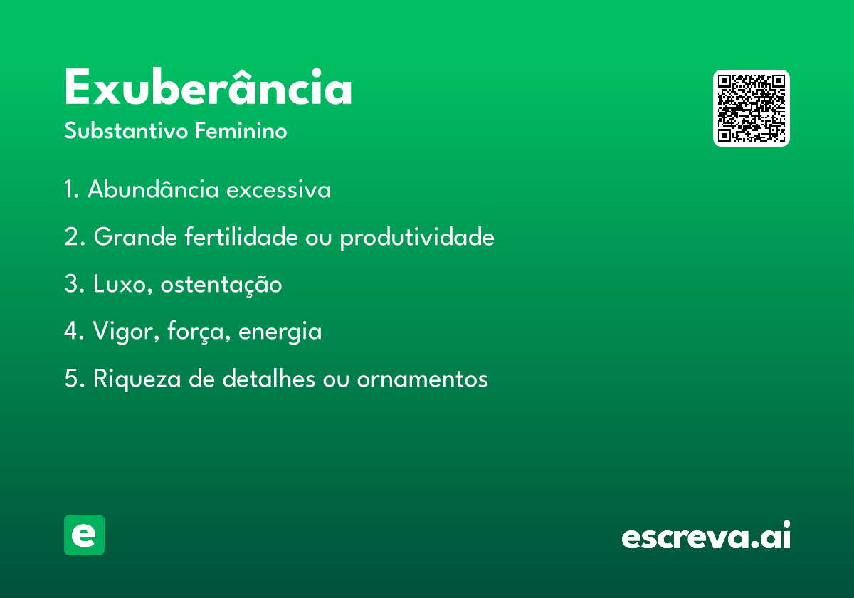 exuberância
