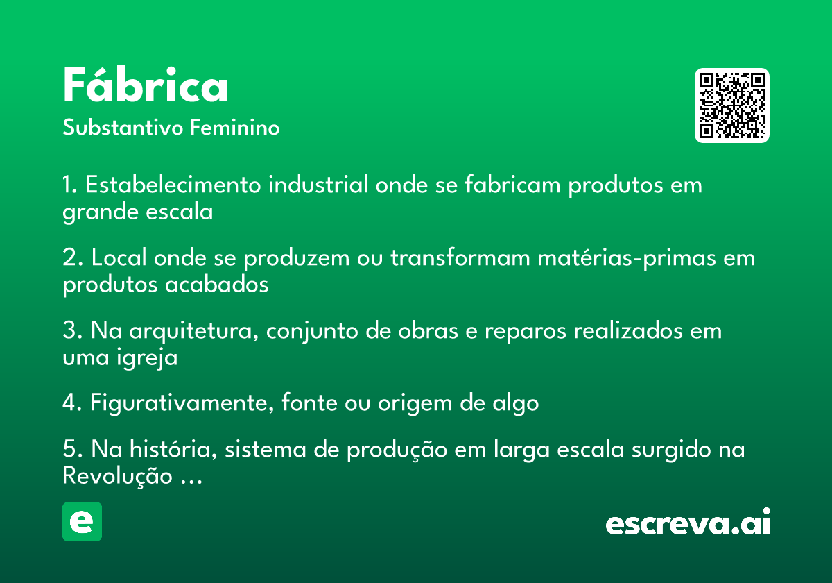 fábrica