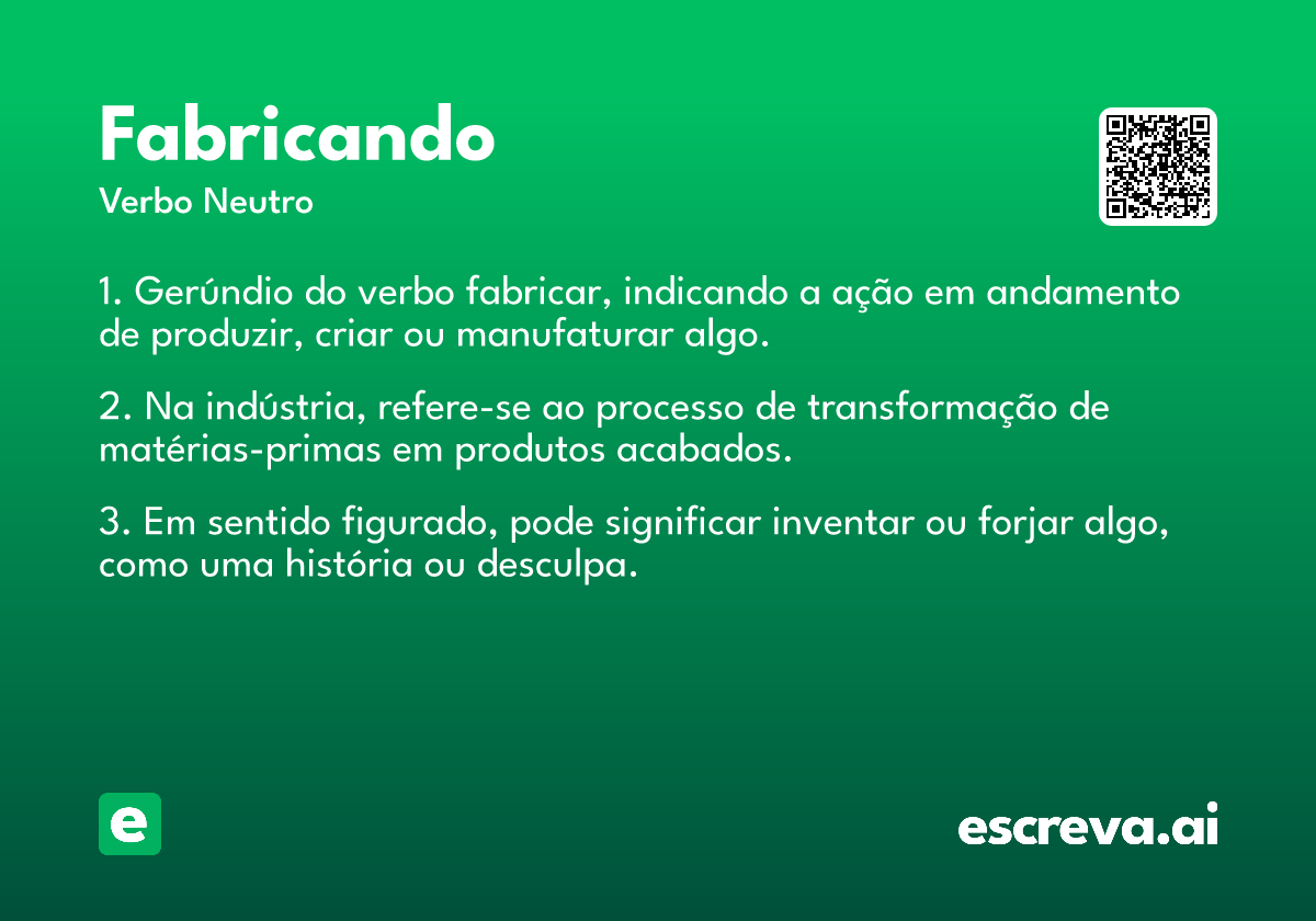 fabricando