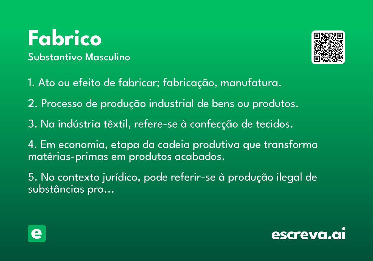 fabrico