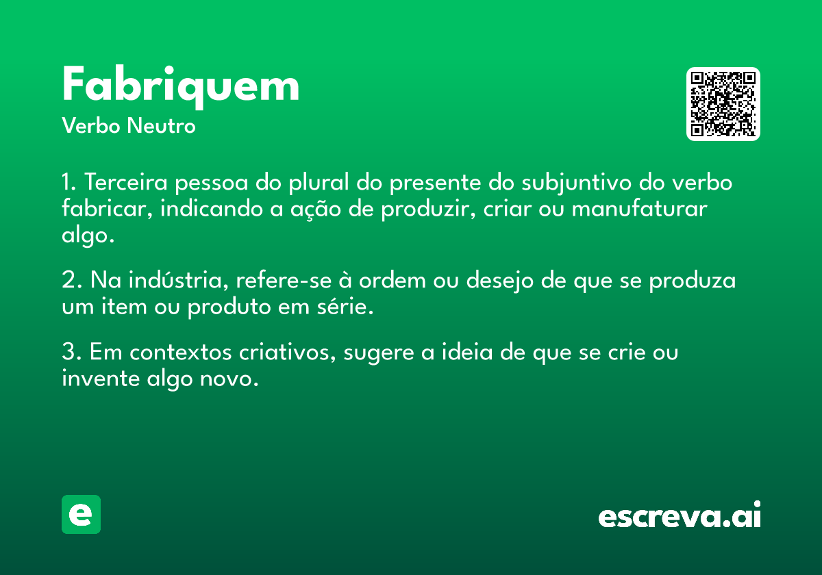 fabriquem