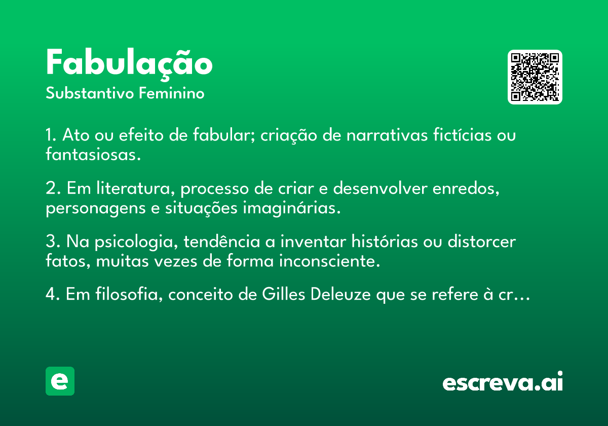 fabulação