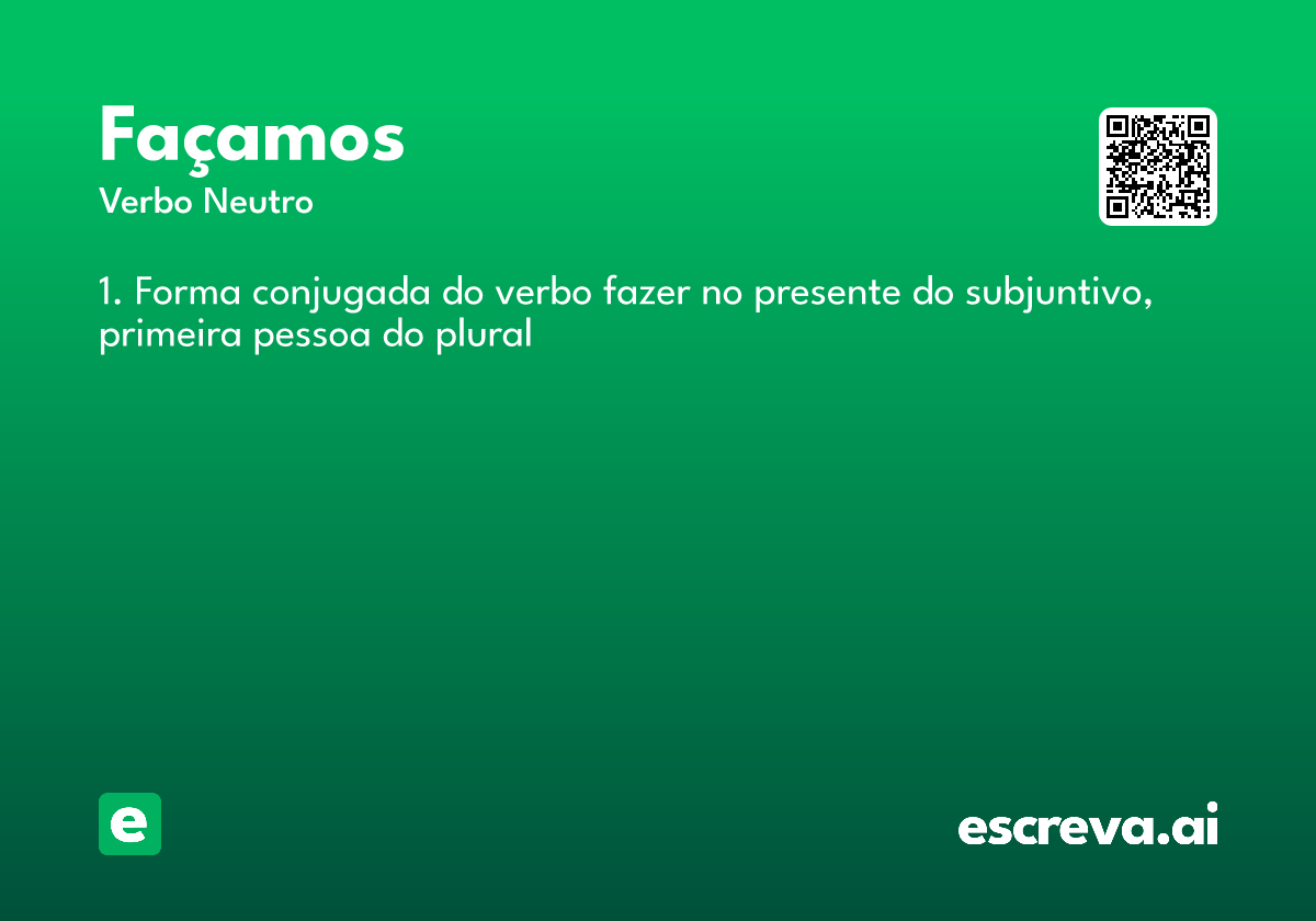 façamos