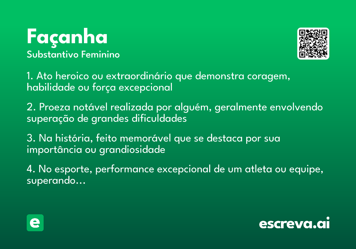 façanha