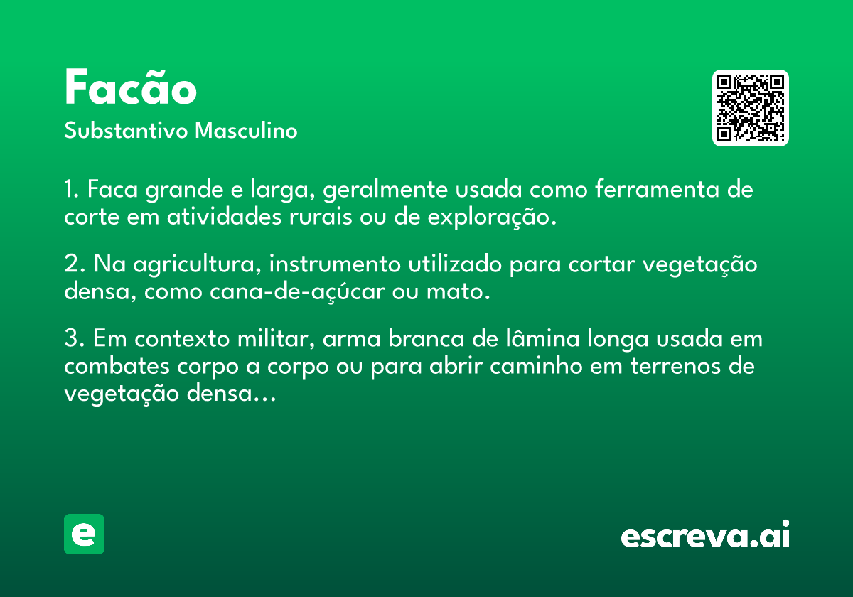 facão