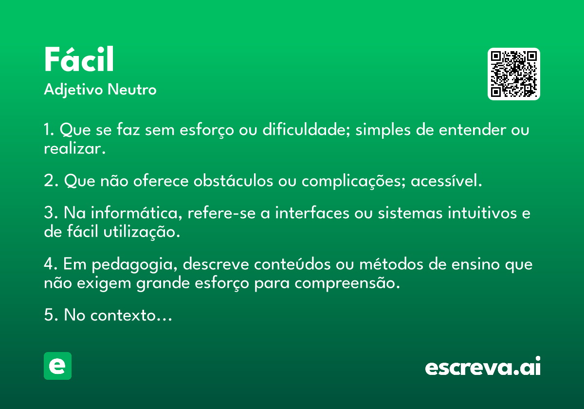 fácil