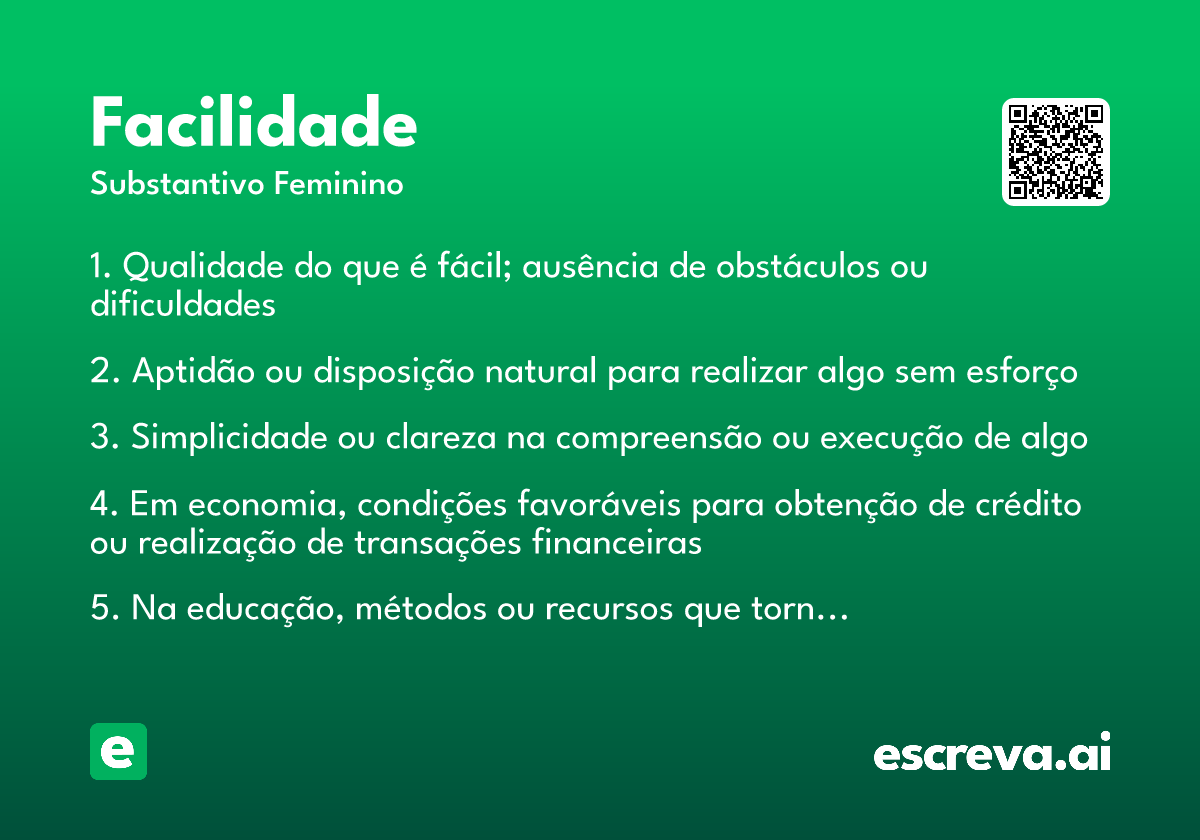 facilidade