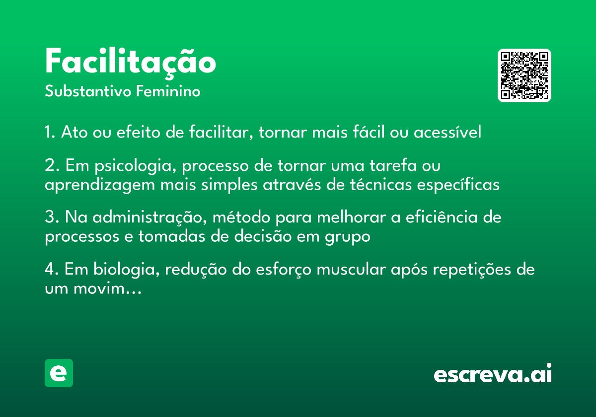 facilitação