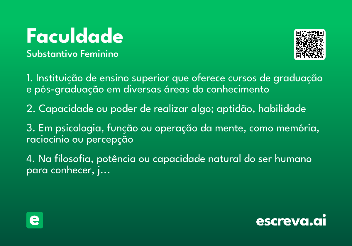 faculdade