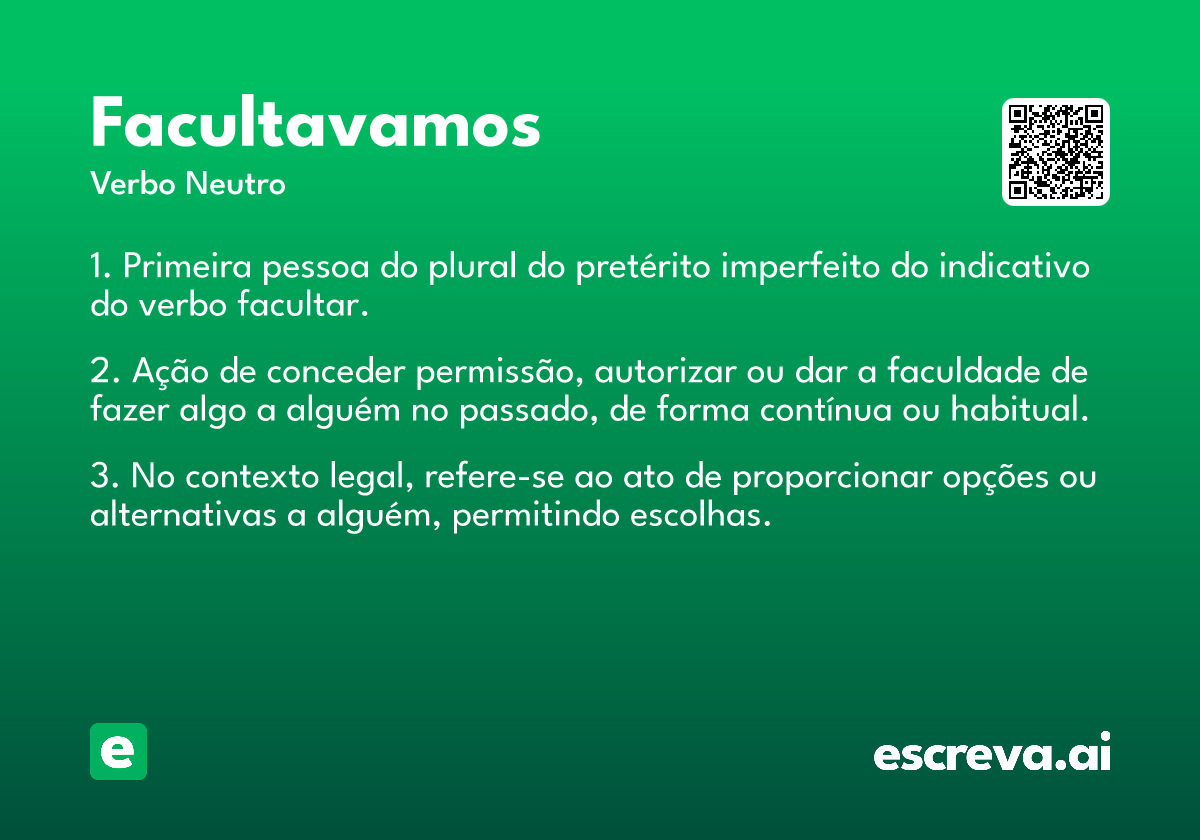 facultavamos