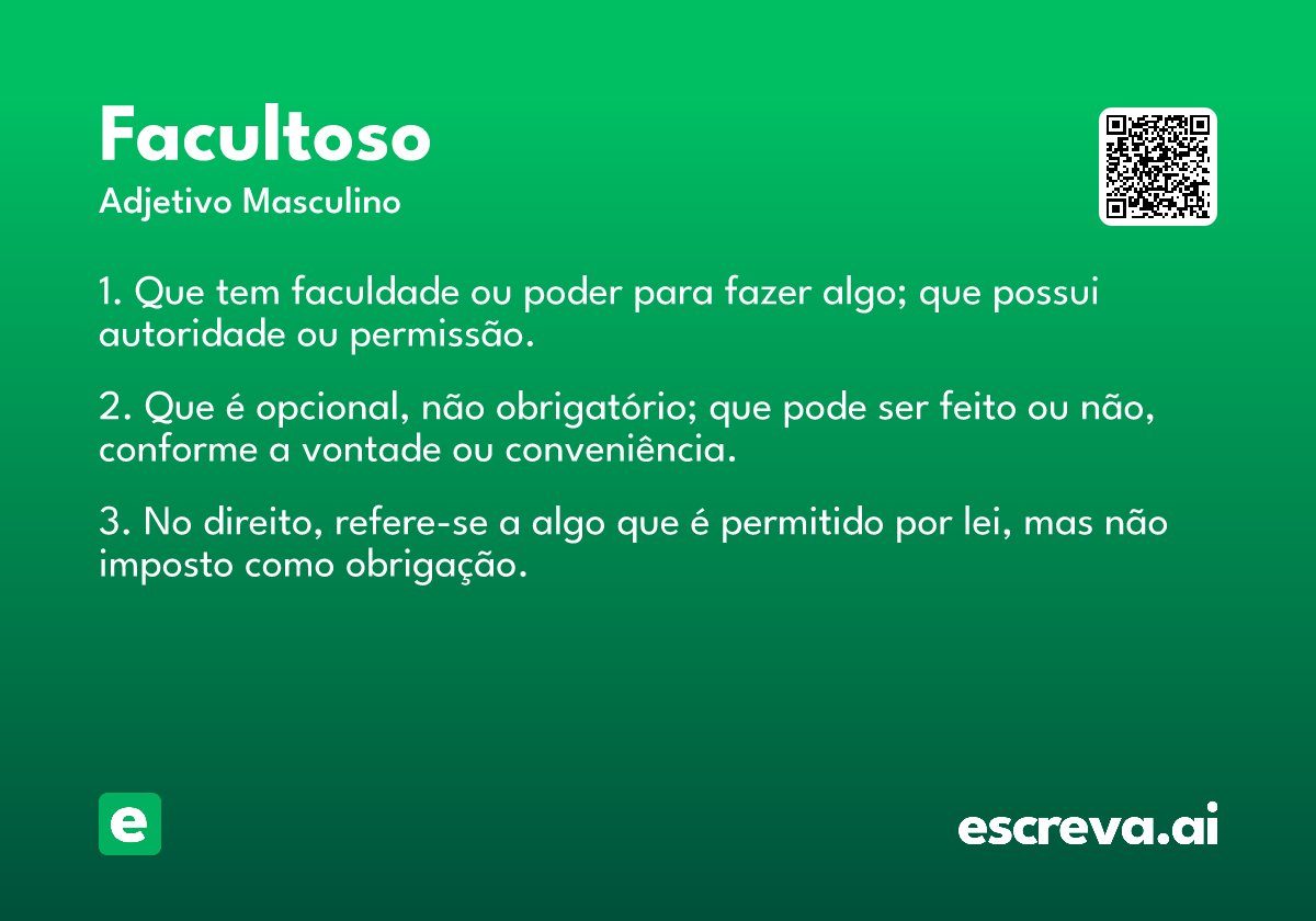 facultoso